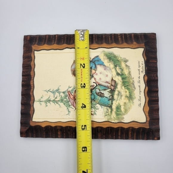 Vintage Wooden Wall Hanging with Bible Verse - Picture 5 of 5